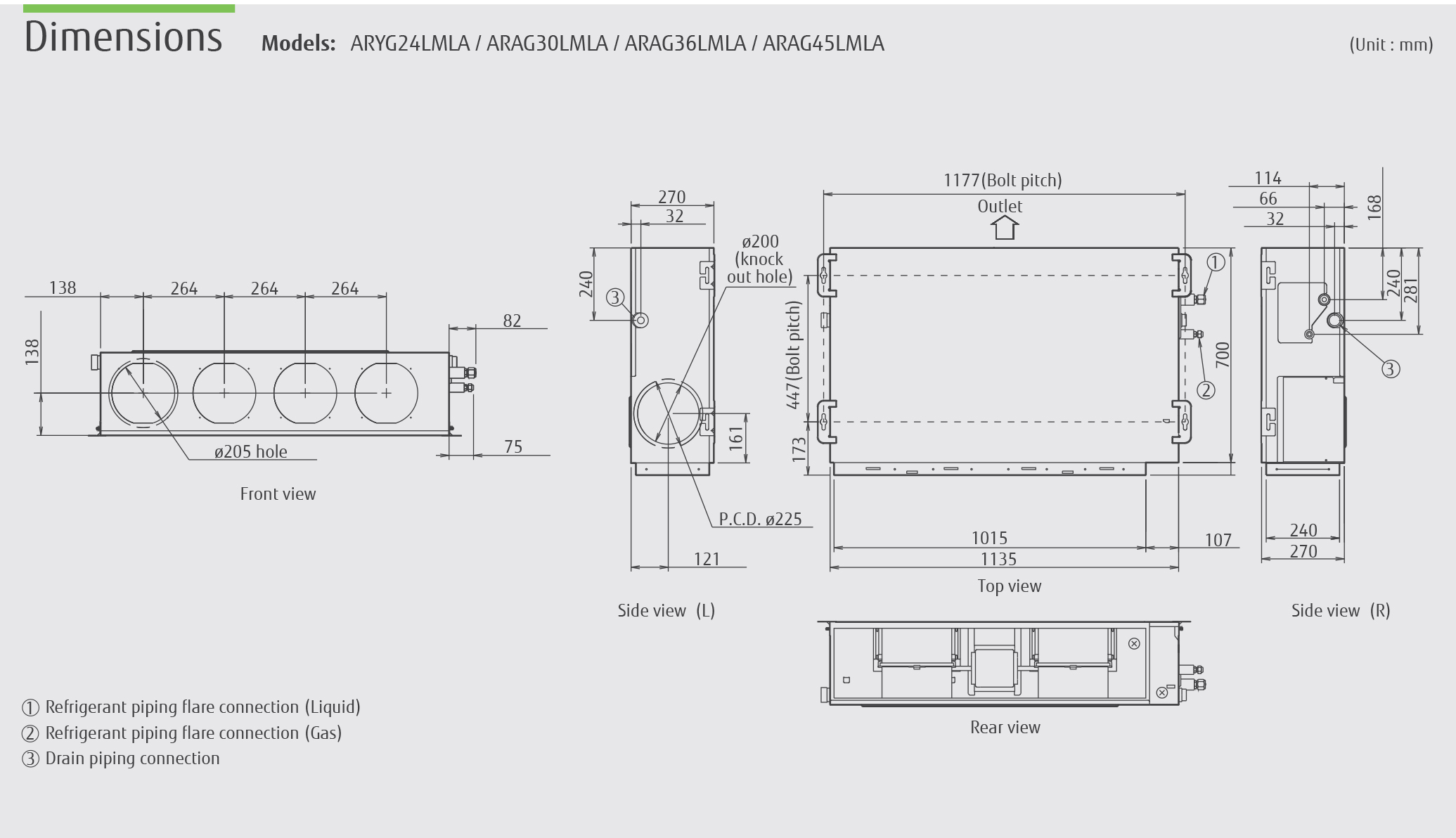 2.5Hp – ARYG24LMLA